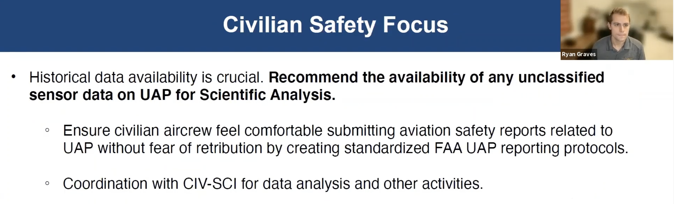 F-18 Pilot Graves & UAP Recommendations: “I Know For A Fact That This Is Still Happening” To Aviators “Every Single Flight They Go On”